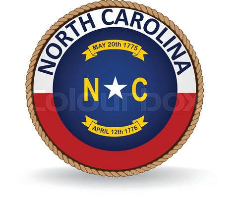 North Carolina State Seal | Stock vector | Colourbox