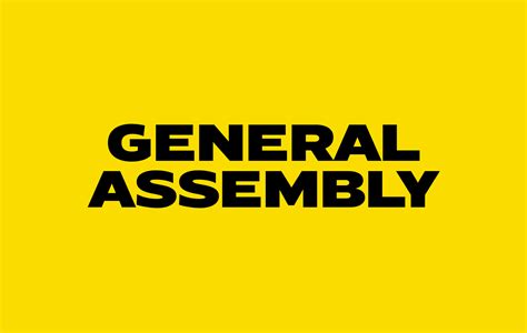 General Assembly Identity on Behance