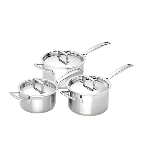 Le Creuset 3-Ply Saucepan Set 3pc - On Sale Now!