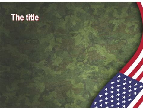 Veterans Day Powerpoint Template Free