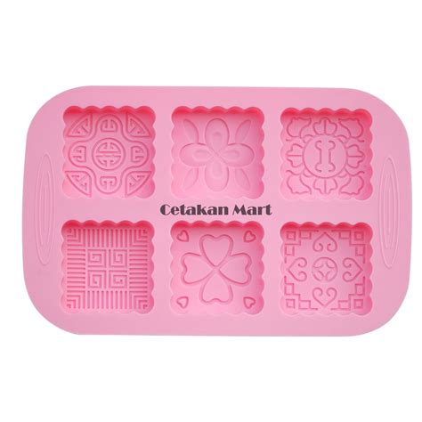 Jual CM Cetakan Silikon Sabun Craft Kotak Classic 6 Cavity | Shopee Indonesia