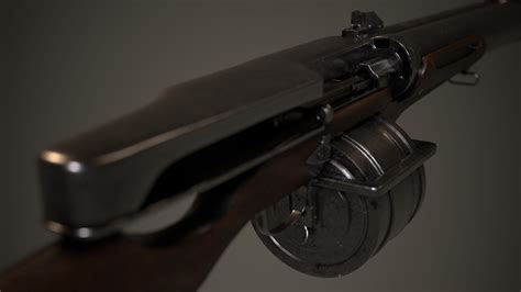 Huot Automatic Rifle 3D model | CGTrader