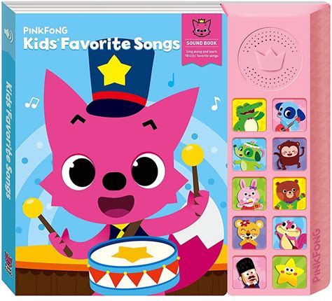 Pinkfong Kids Favorite Songs Sound Book Version 1 Smart Study - ToyWiz