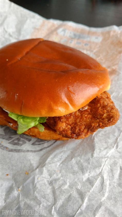 Burger King Crispy Chicken Sandwich - Trying New Food | Crispy chicken ...