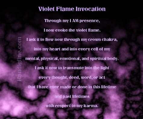 violet flame quotes - Google Search | Invocation, Emotions, Words