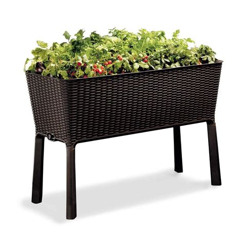 Keter Easy Grow Elevated Garden Bed-212157 - The Home Depot