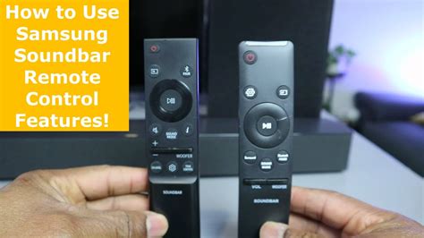 How to Use Samsung Soundbar Remote Control Features! - YouTube