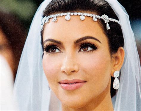 Kim Kardashian's Wedding Day Makeup | Beautylish