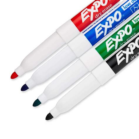 Expo Whiteboard Markers - Fine (Pack of 4) (EXP-86674K) Educational ...