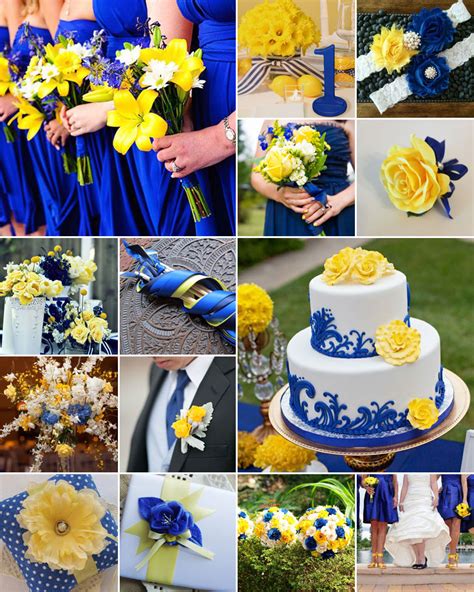 Blue and Yellow Weddings