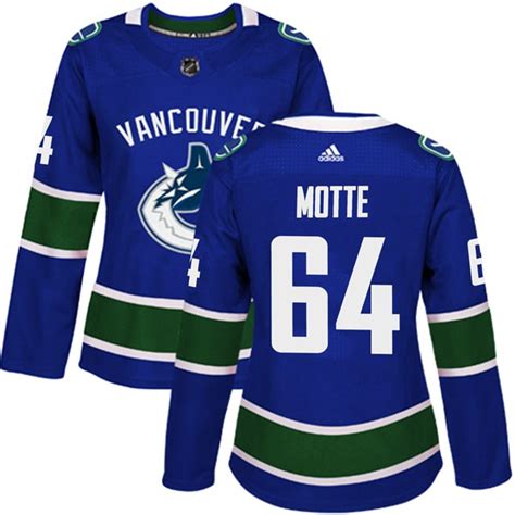 Women's Tyler Motte Vancouver Canucks Adidas Home Jersey - Authentic ...