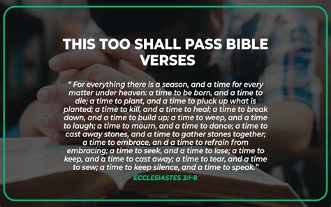 20 This Too Shall Pass Bible Verses - Scripture Savvy