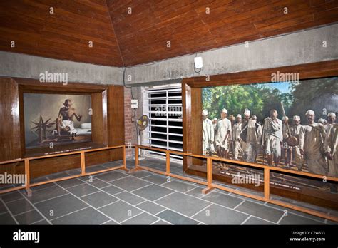 Gandhi Museum. Sabarmati Ashram. Ahmedabad. India Stock Photo - Alamy