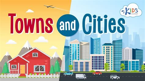 Towns and Cities: Urban and Rural Communities | Social Studies for Kindergarten | Kids Academy ...