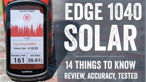 Garmin Edge 1040 Solar In-Depth Review: 14 New Features To Know! - Win Big Sports