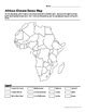 African Climate Zones Map Worksheet by Marie Butterworth | TPT