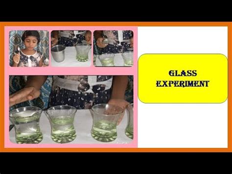 Glass Experiment - YouTube