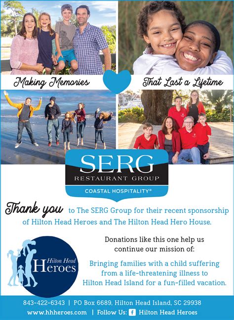 The Serg Group Sponsorship – Hilton Head Heroes