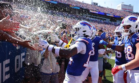 Buffalo Bills’ Stefon Diggs on beer celebration: ‘I owe someone $18’