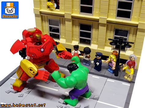 LEGO MOC HULK VS HULKBUSTER MARVEL CUSTOM BRICKS MODEL