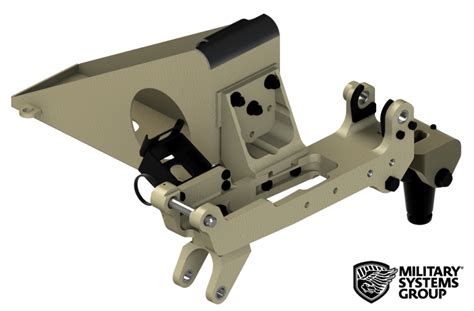 H24 Optimized Turret M240/M249 Machine Gun Mount | Military Systems Group