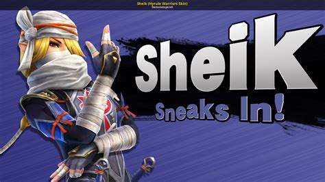 Sheik (Hyrule Warriors Skin) [Super Smash Bros. (Wii U)] [Mods]