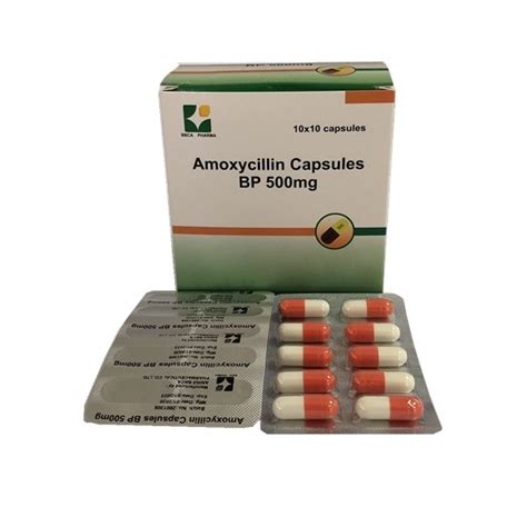 Medicine Grade Amoxycillin Capsule BP 500MG Amoxicillin tablets comprimes