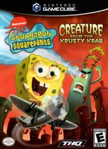 SpongeBob SquarePants Creature from Krusty Krab Gamecube Game