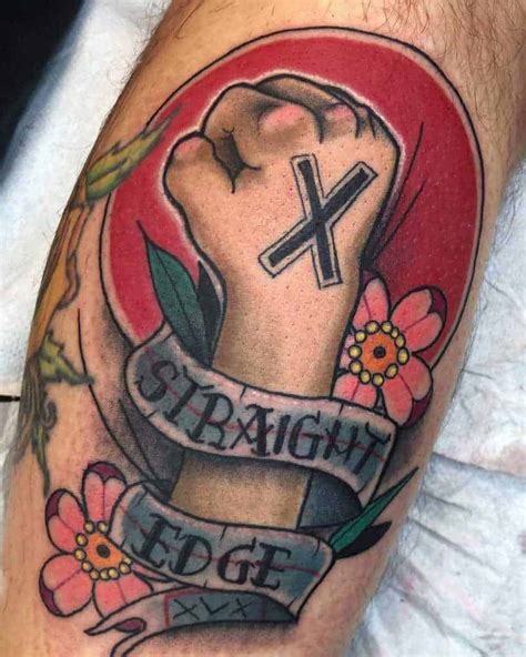 Top 69 Best Straight Edge Tattoo Ideas - [2021 Inspiration Guide]