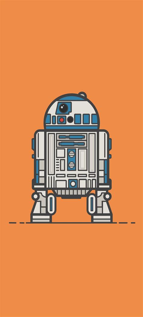 R2-D2 HD Mobile Wallpaper. | Star wars wallpaper, Star wars background ...