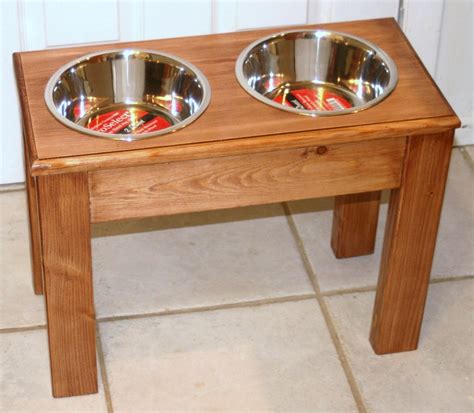 Raised Elevated Dog Food Dish Bowl Large Stand New by iflyua99