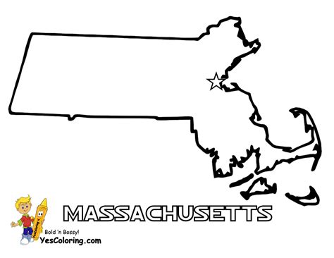 Massachusetts State Flag Coloring Page | Thousand of the Best printable ...