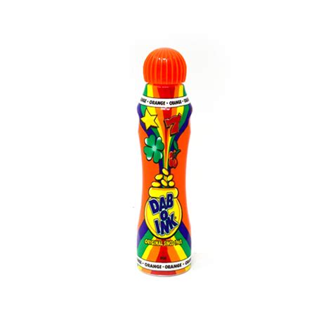 Bingo Markers / Daubers: 3 oz Size, Orange (per dozen)