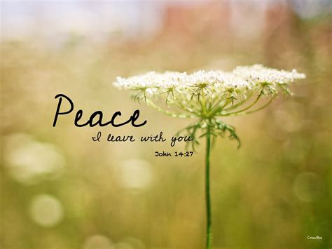 Peace I Leave With You | Peace, John 14 27, Faith blogs