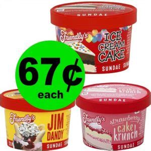 ?Friendly's Ice Cream Sundae Cups, 67¢ At Publix! (Ends 6/12 Or 6/13)