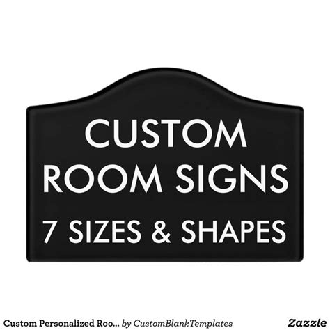 Custom Personalized Room Sign Blank Template Personalized Room, Personalised, Room Signs, Text ...