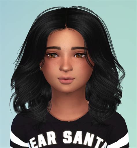 child hair | Sims 4 - Childs (Girls) | Sims, Sims 4 contenu ...