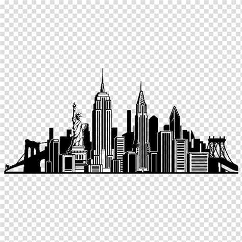 new york skyline transparent