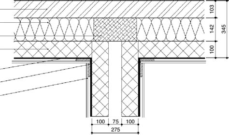 External and party wall construction for House E À Sketch plan section | Download Scientific Diagram