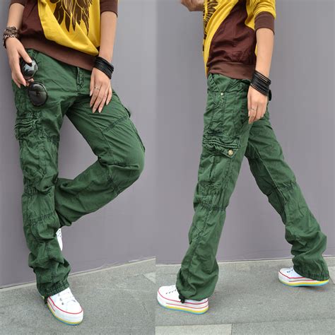 Ladies casual couple cargo pants | Casual Pants www.thdress.… | Flickr
