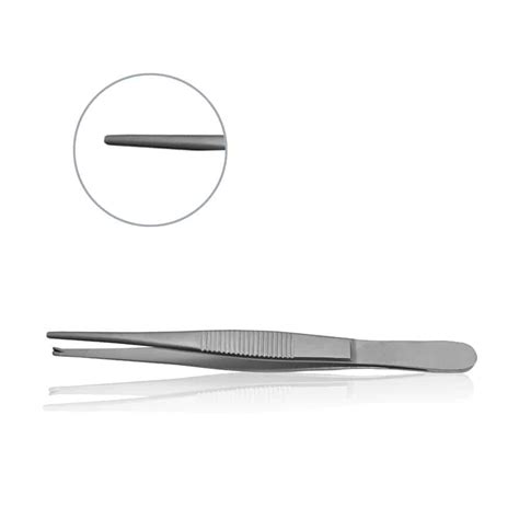 Dissection Forceps - 1 x 2 Teeth 4-1/2" - AB009