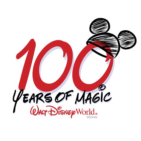 100 Years of Magic Logo PNG Transparent & SVG Vector - Freebie Supply