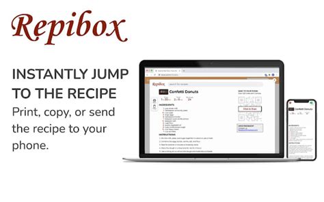 Repibox - Recipe Viewer Extension for Google Chrome - Extension Download