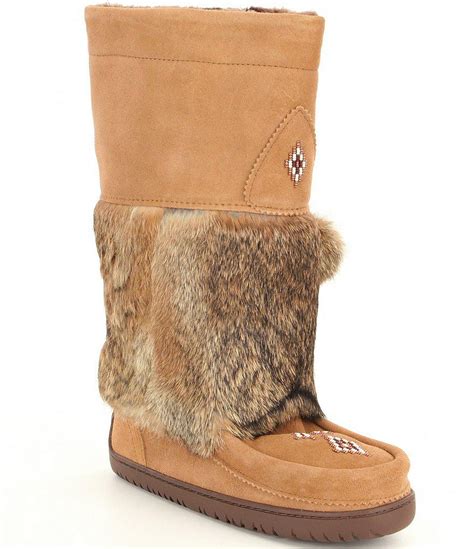 Lyst - Manitobah Mukluks Fur Snowy Owl Boots