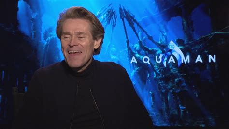 Willem Dafoe Interview: Aquaman - YouTube