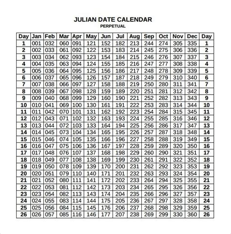 20+ 2021 Calendar With Julian Dates - Free Download Printable Calendar Templates ️