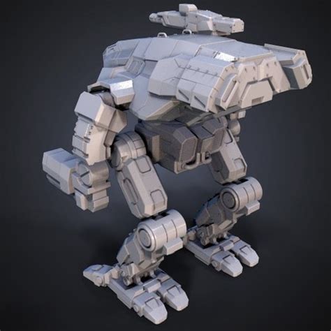 Download free STL file FanArt Battletech Marauder 3D Model Assembly Kit • Design to 3D print ・ Cults