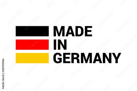 Made in Germany - Logo Stock Vector | Adobe Stock