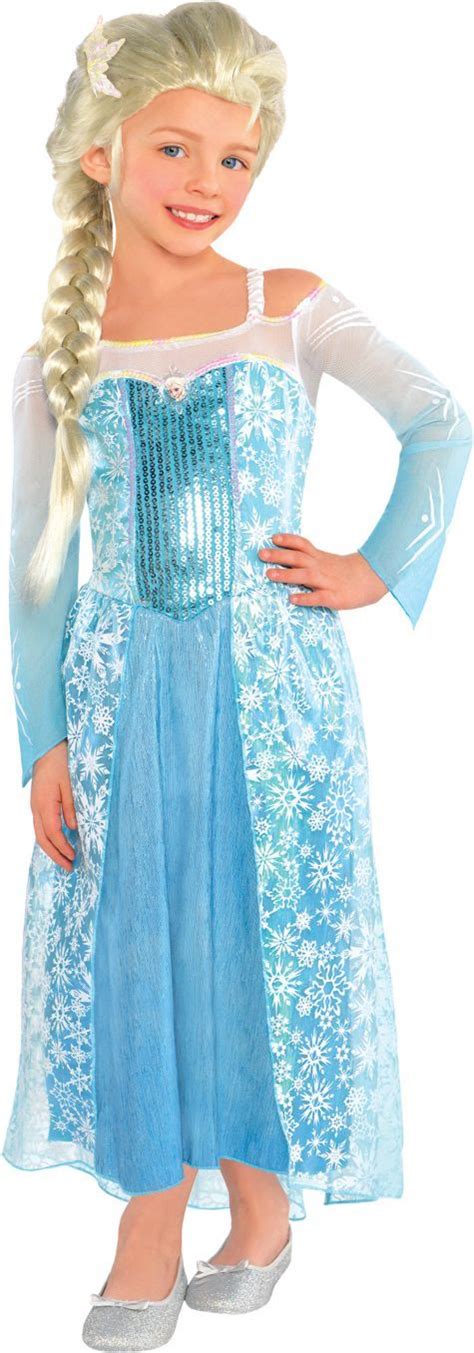 Frozen Elsa Costume for Girls - Elsa Dress- Party City | Elsa frozen costume, Elsa costume ...