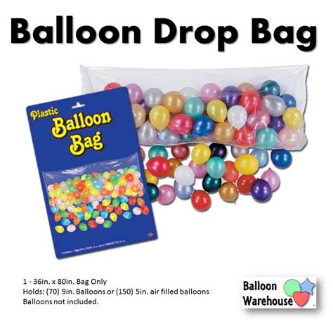 Balloon Drop Bag - 36in. x 80in. | Balloon Warehouse™